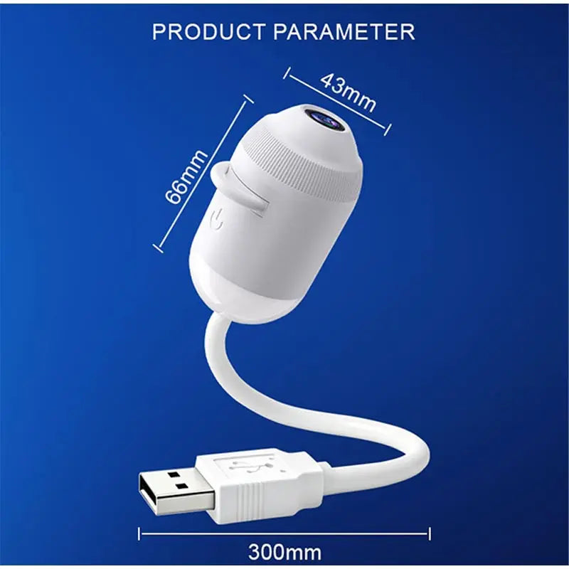 USB Starry Sky Projector Night Light 360° Adjustable Galaxy Atmosphere Lamp for Car Interior Home Bedroom Romantic Nightlight